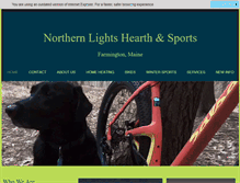 Tablet Screenshot of northernlightsmaine.com